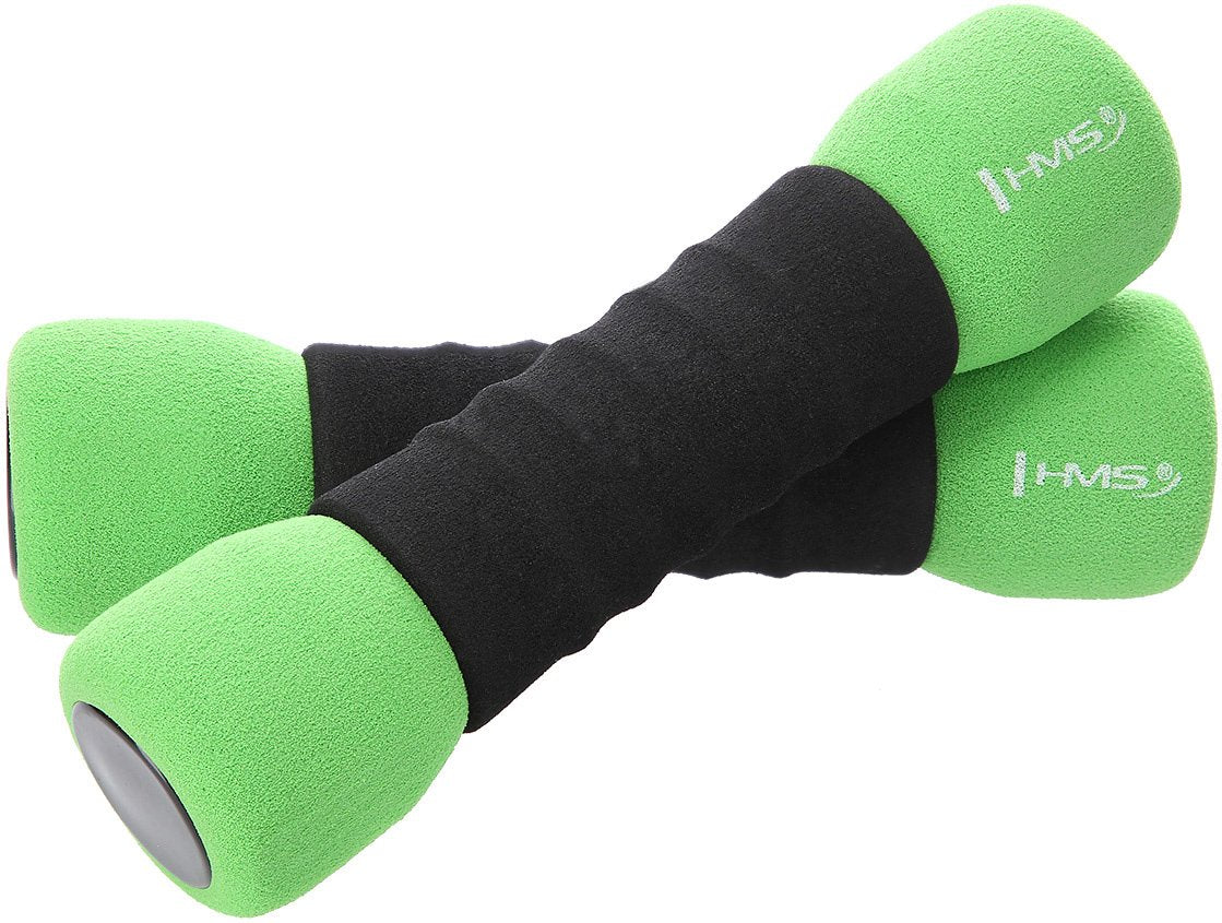 HMS CM07 Zachte Dumbbellset 2x 1,5 kg - Groen