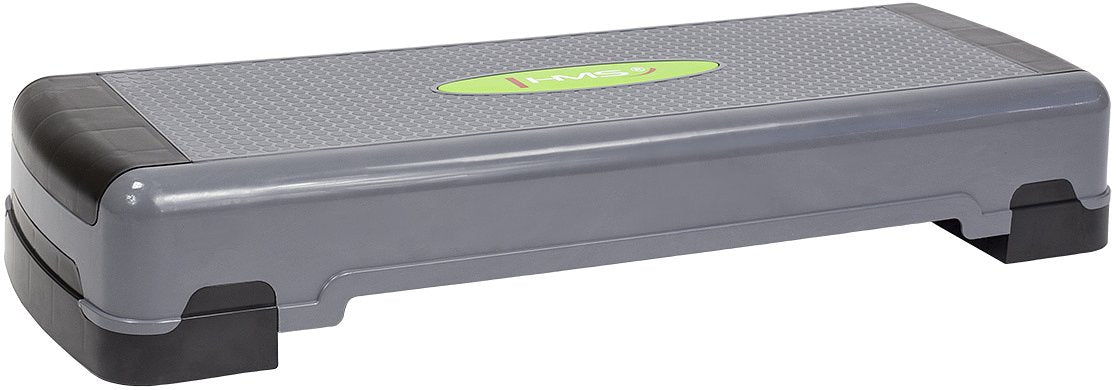 HMS AS005 Aerobic Fitness Stepbank (Zwart, 3-traps, Verstelbaar)