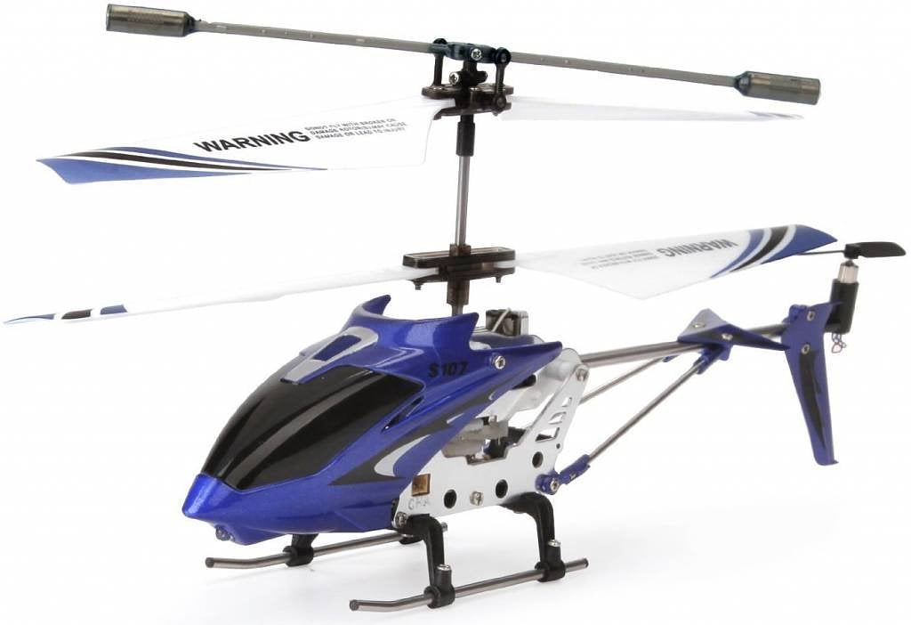 Syma S107G 3-Channel RC Mini LED Helicopter - Bauw