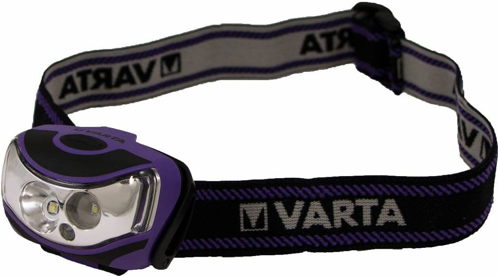 Varta Outdoor Sport 2 x LED Hoofdlamp - Lila