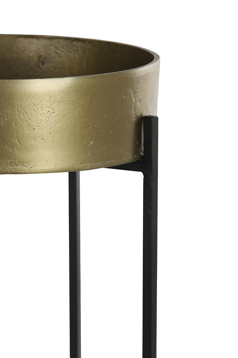 Light&living Zuil Ø35x100 cm DONNELLY antiek brons+mat zwart