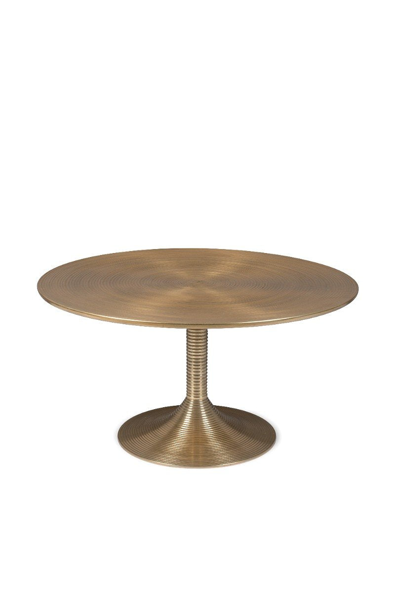 BOLD MONKEY Hypnotising Round Coffee Table Gold
