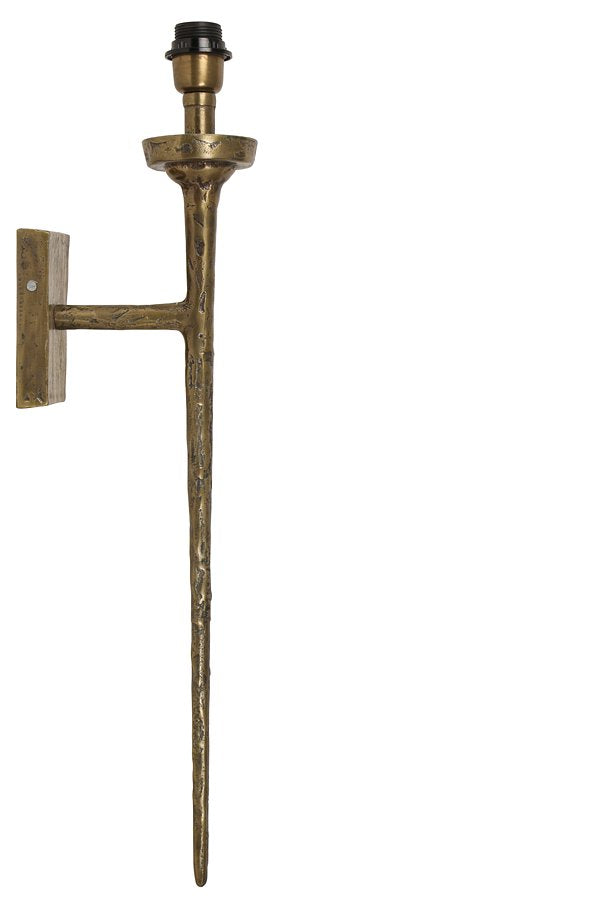 Light&living Wandlamp 21x9,5x75 cm TORCH ruw antiek brons