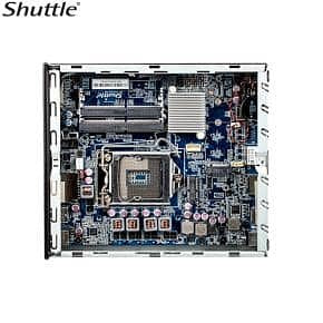 Shuttle DH610S XPC Slim PC Barebone, LGA1700, Intel H610, 2x DDR4 (max.64GB) 2.5" bay, M.2, HDMI