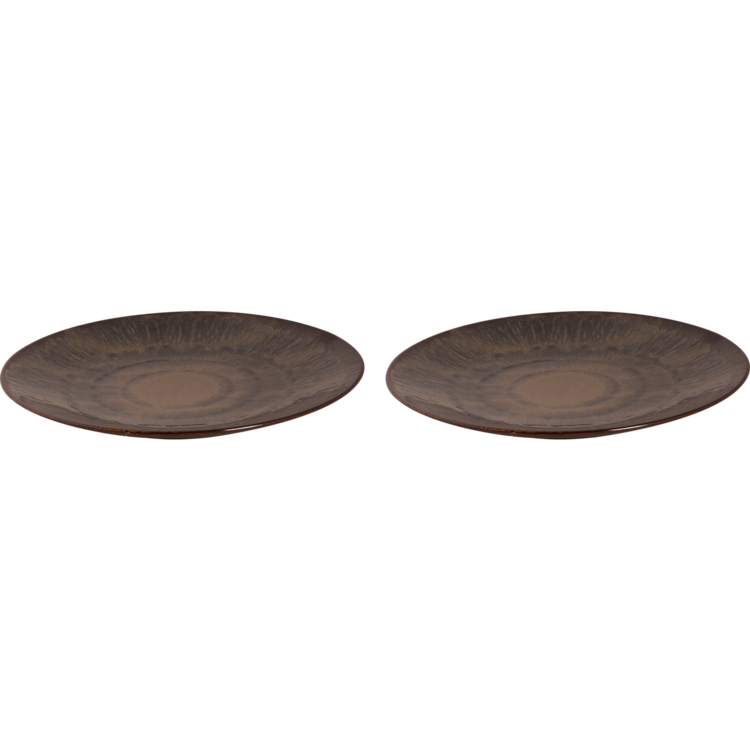 Palmer Plate coupe Victory 27 cm Brown Stoneware 2 piece(s)