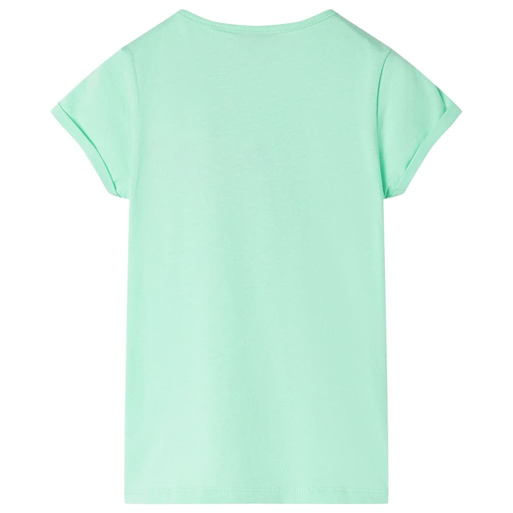 Kindershirt 116 felgroen