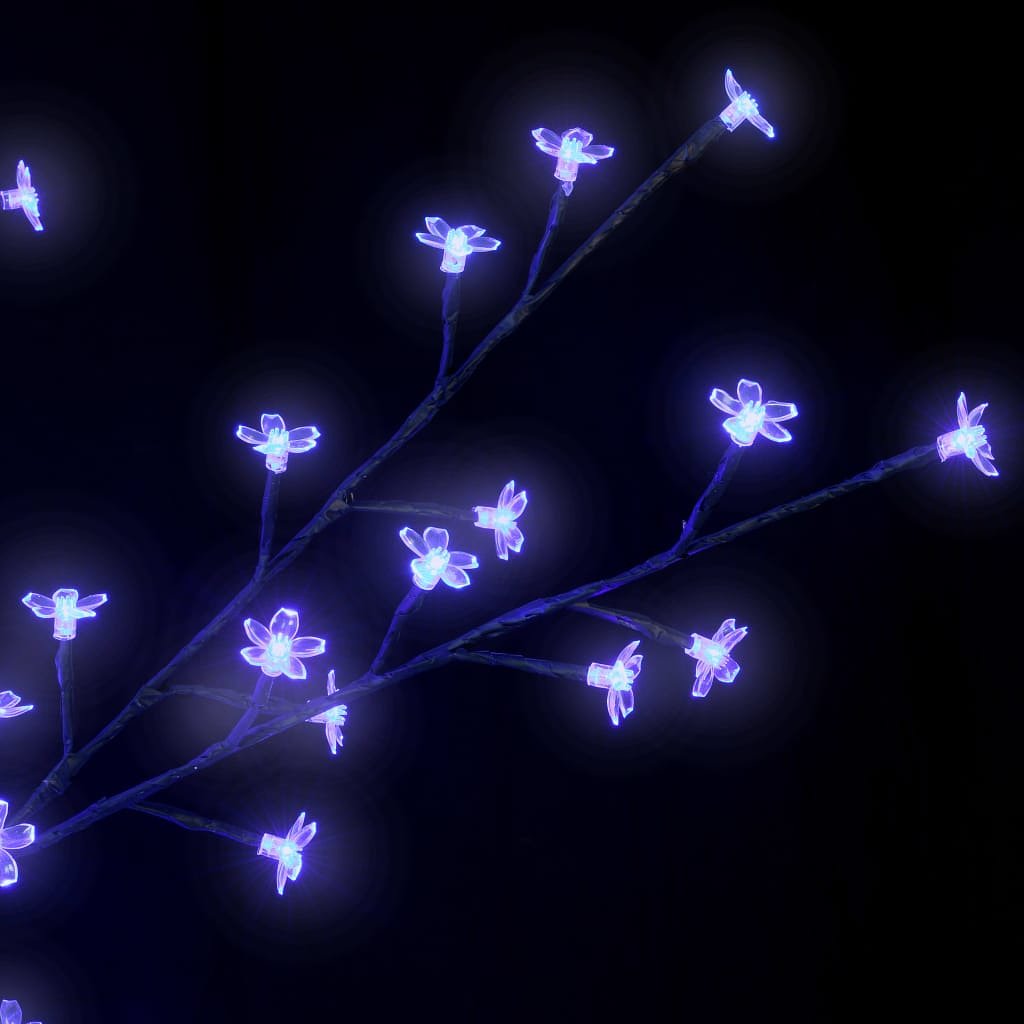 Kerstboom 600 LED&#39;s blauw licht kersenbloesem 300 cm