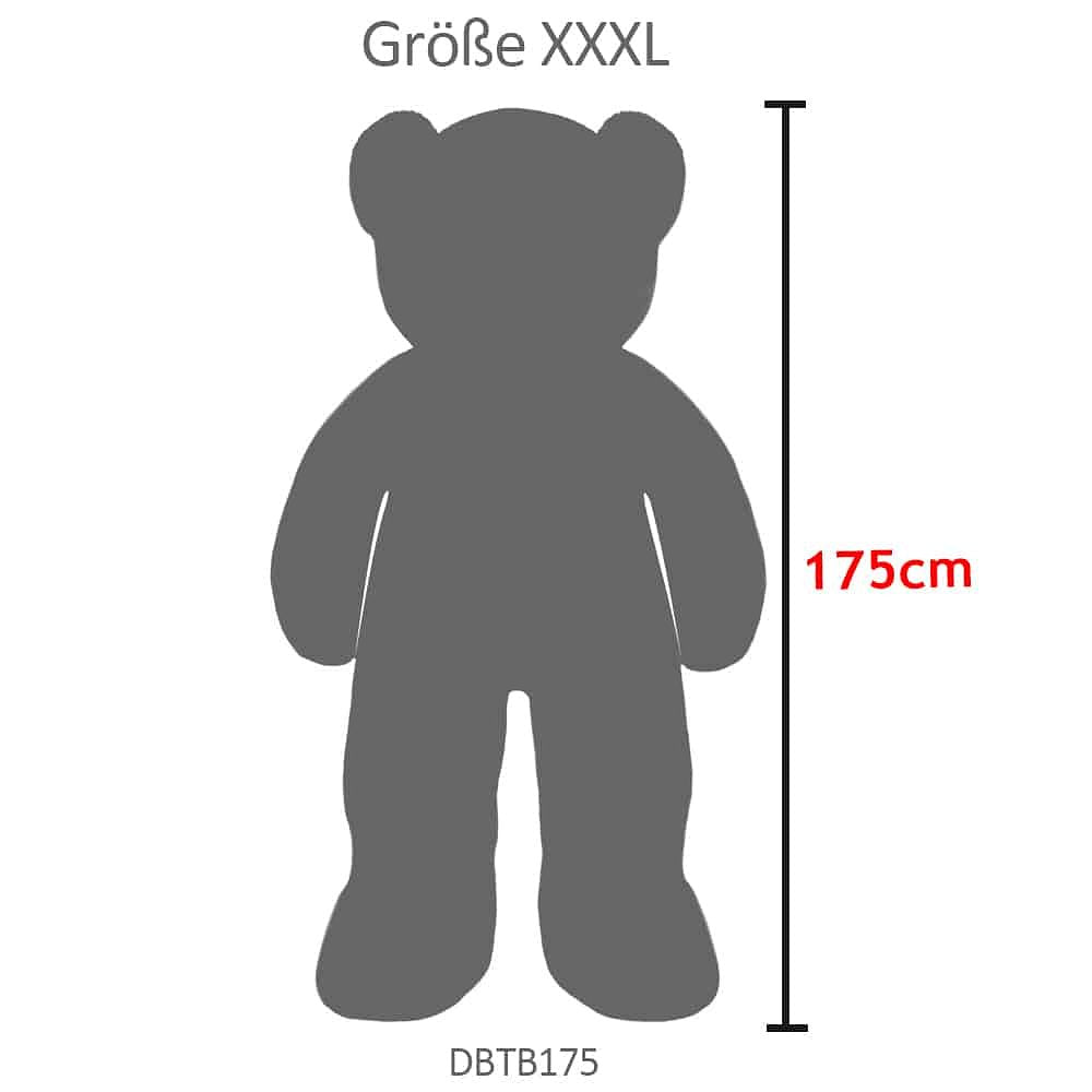 Teddybeer XXXL bruin 175 cm