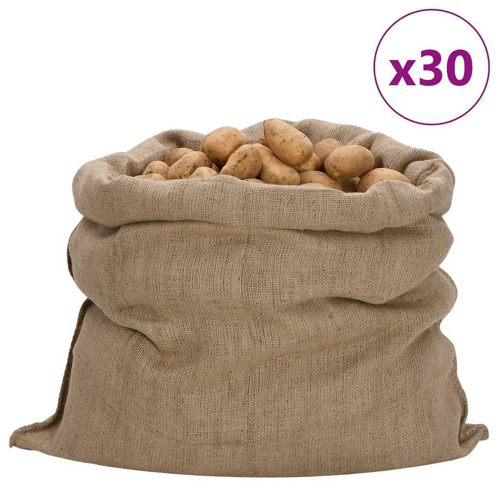 Jutezakken 30 stuks 340 g/m 100x110 cm 100% jute