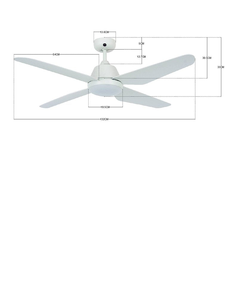 Lucci air Airfusion Aria - Wit