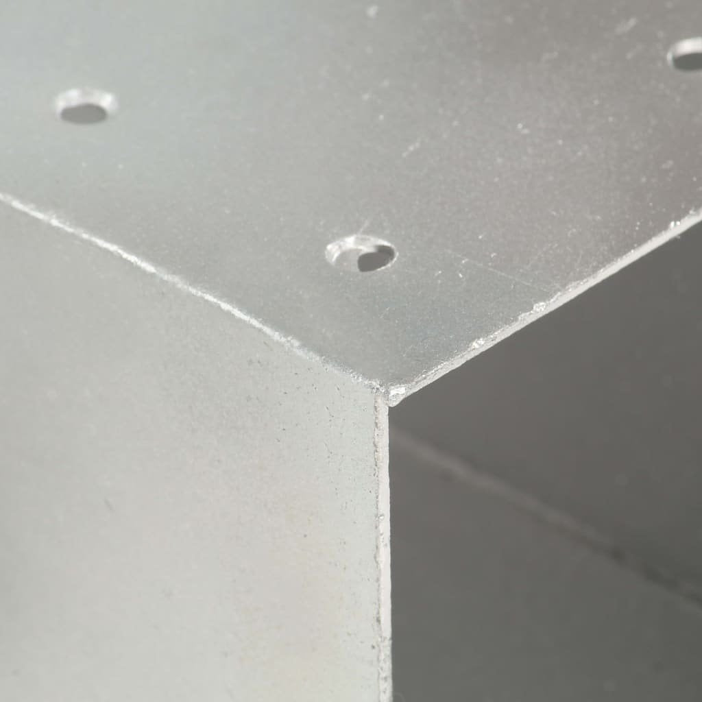 Paalverbinding X-vorm 91x91 mm gegalvaniseerd metaal