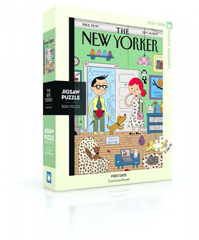 New York Puzzle Company Eerste Date - 500 stukjes