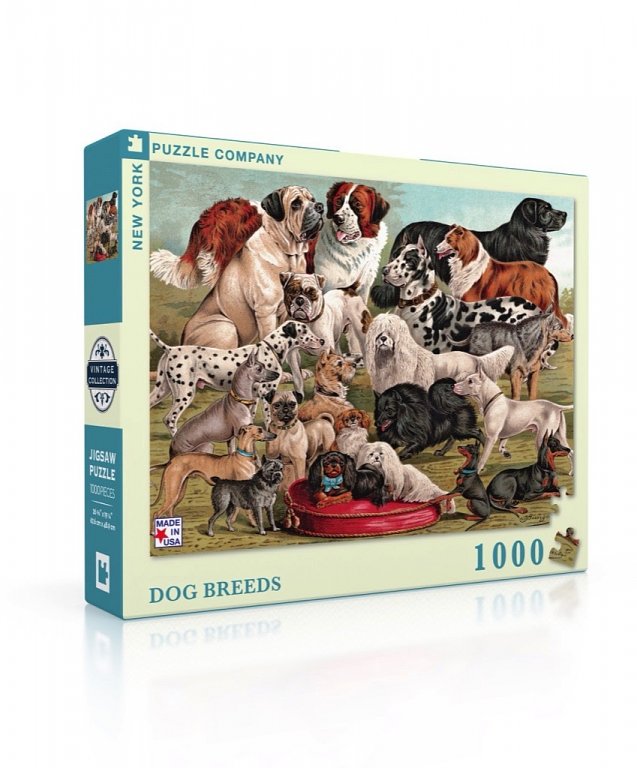 New York Puzzle Company Hondenrassen - 1000 stukjes