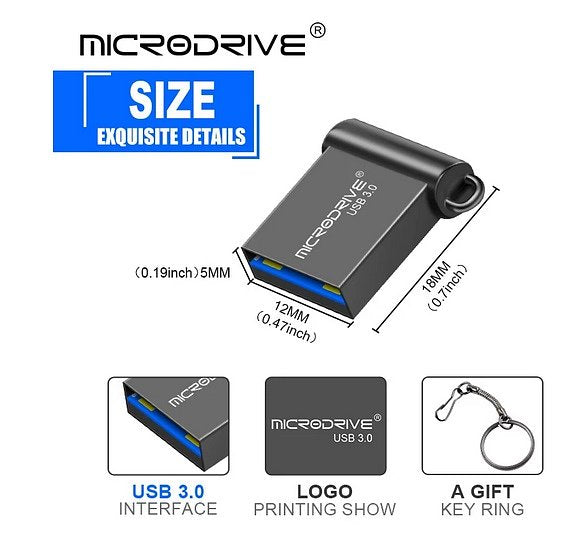 Usb Flash Drive Hoge Snelheid 3.0 - Mini Flash Pendrive 64Gb - Usb 3.0 Stick Pen Drive 64Gb