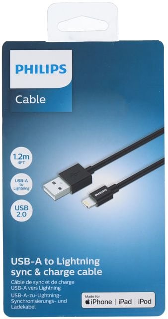 USB-A naar Lightning Kabel 1,2m DLC3104V/03