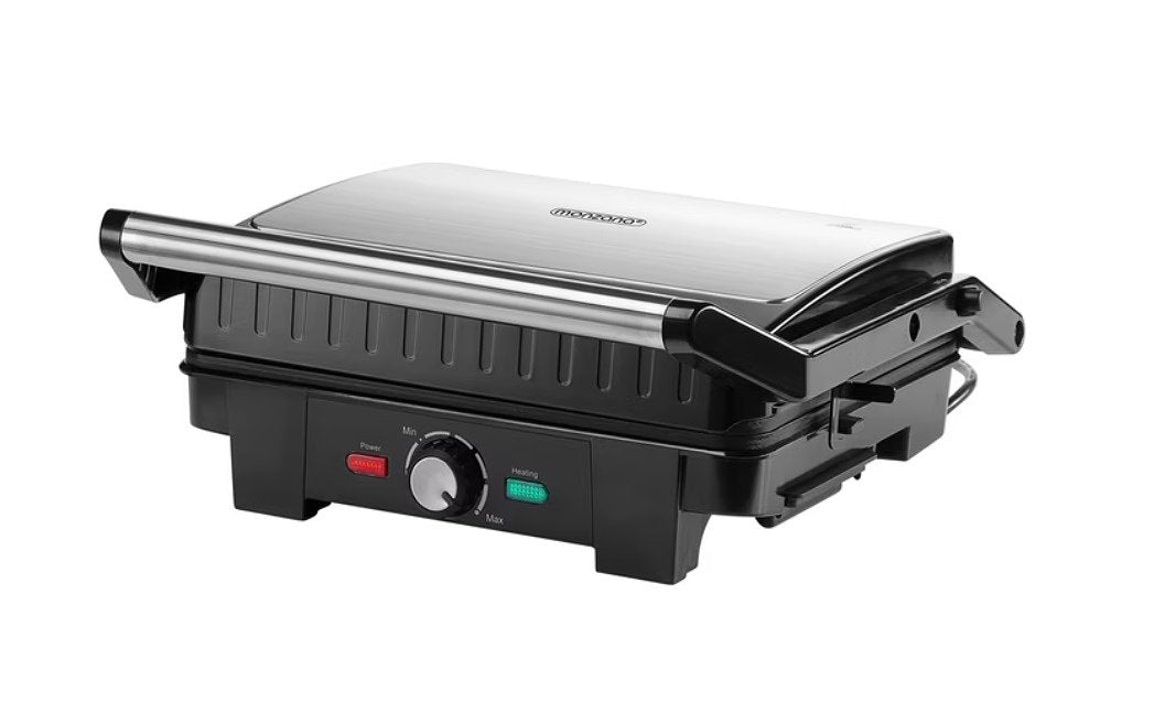 Contactgrill zilver 2.200W