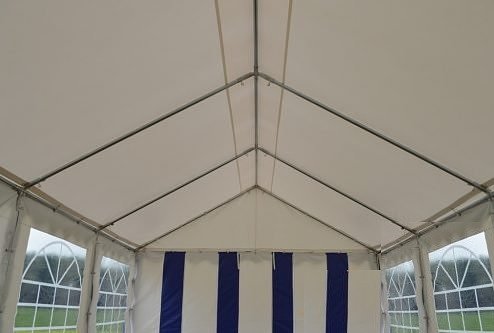 Classic Plus Feest-tent PVC 4x6x2 mtr in Wit-Beige