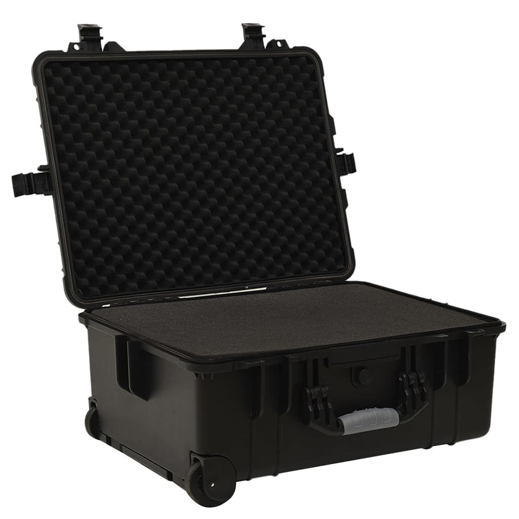 Flightcase op wieltjes 58x45x27 cm PP zwart