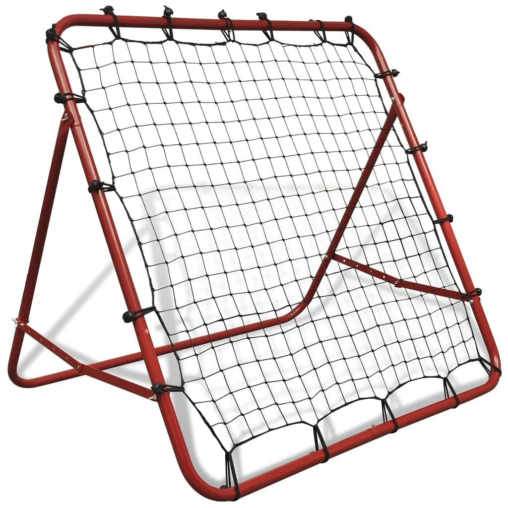 Voetbal kickback rebounder verstelbaar 100x100 cm