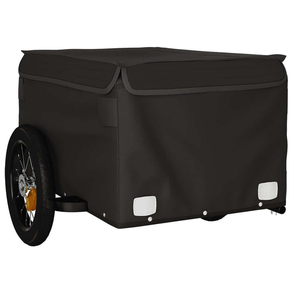 Fietstrailer 30 kg ijzer zwart