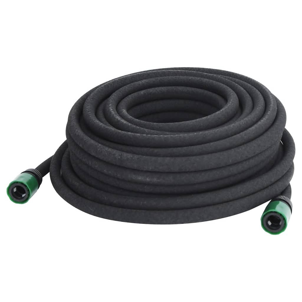 Druppelslang 0,6&#39;&#39; 25 m rubber zwart