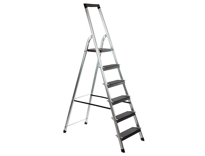 TRAPLADDER ALUMINIUM 6 TREDEN POWER STEP