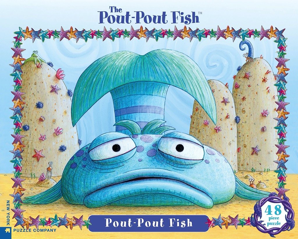 New York Puzzle Company Pout Pout Fish - 48 stukjes (vloer)