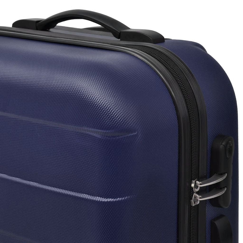 Harde kofferset 3-delig blauw