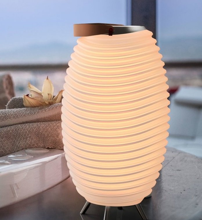 Lamp Kooduu Synergy 50-S - Bluetooth Speaker - LED Lamp - Wijnkoeler