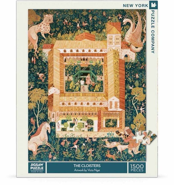 New York Puzzle Company De Cloisters - 1500 stukjes