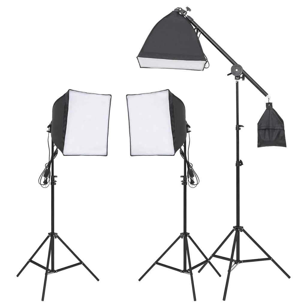 Studioverlichtingsset met statief en softbox