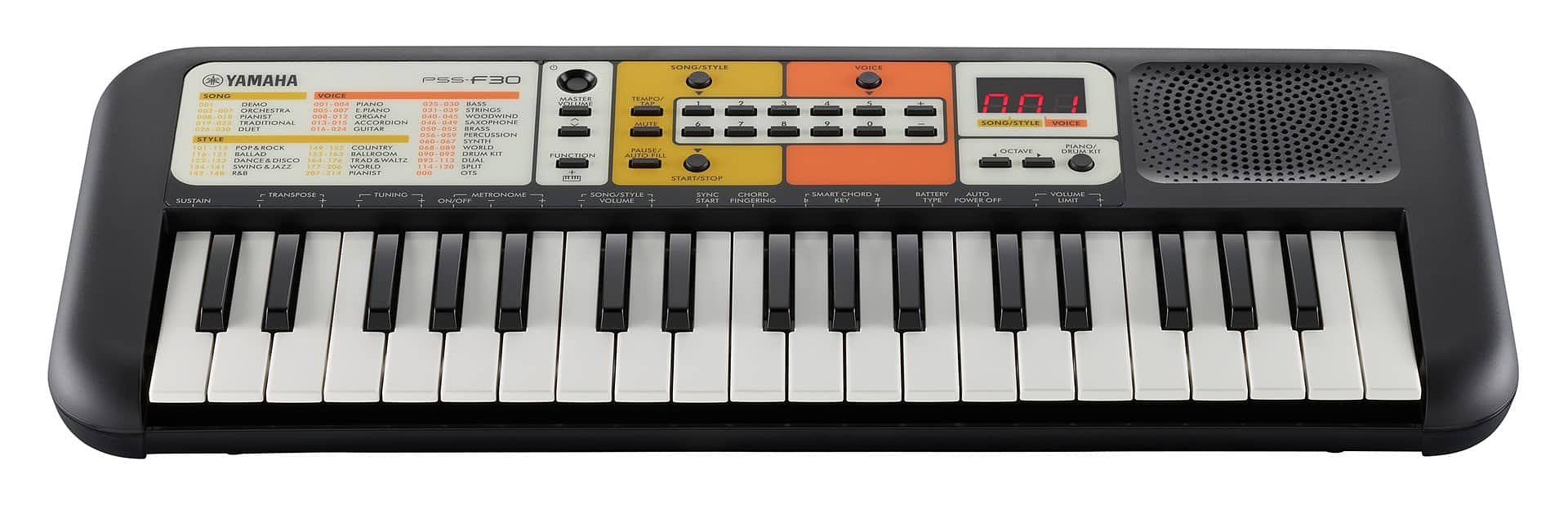 Yamaha PSS-F30 synthesizer Digitale synthesizer 37 Zwart