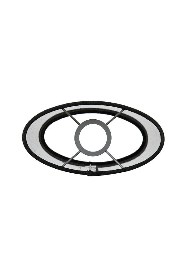 Light&living Kap ellips smal hoog 21-17,5-23 cm LIVIGNO zwart