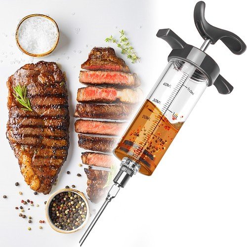 Ruhhy Vleesinjector Set - Voor Perfect Gekruid Vlees!