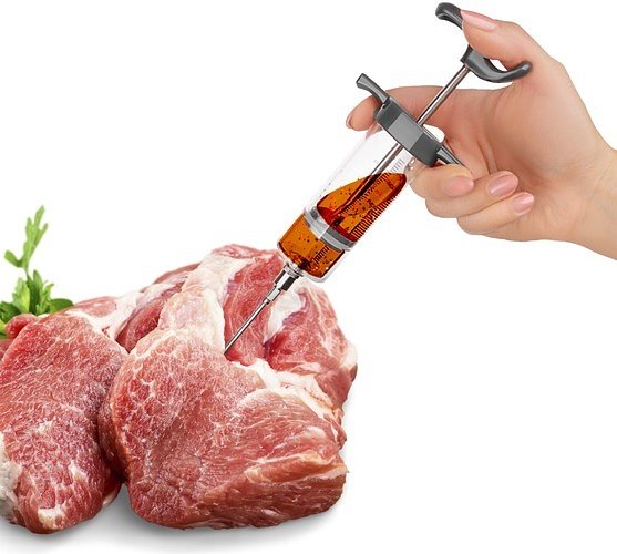 Ruhhy Vleesinjector Set - Voor Perfect Gekruid Vlees!