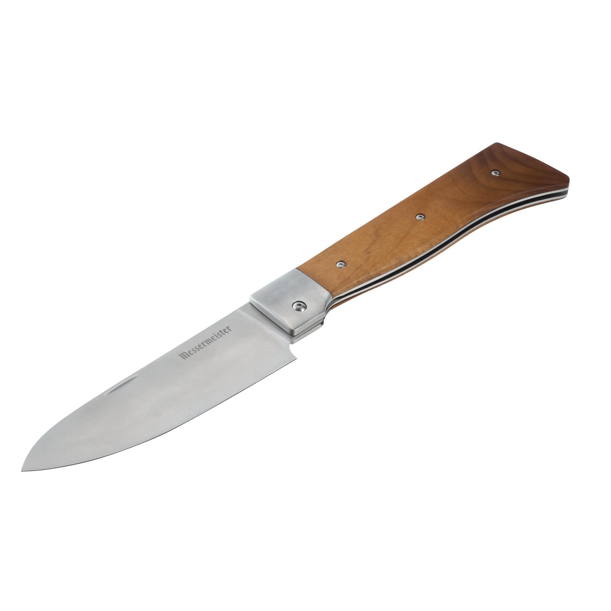 Messermeister Adventure Chef - Vouwbaar Koksmes 15 cm - Esdoornhandvat - Ideaal voor Outdoor Chefs