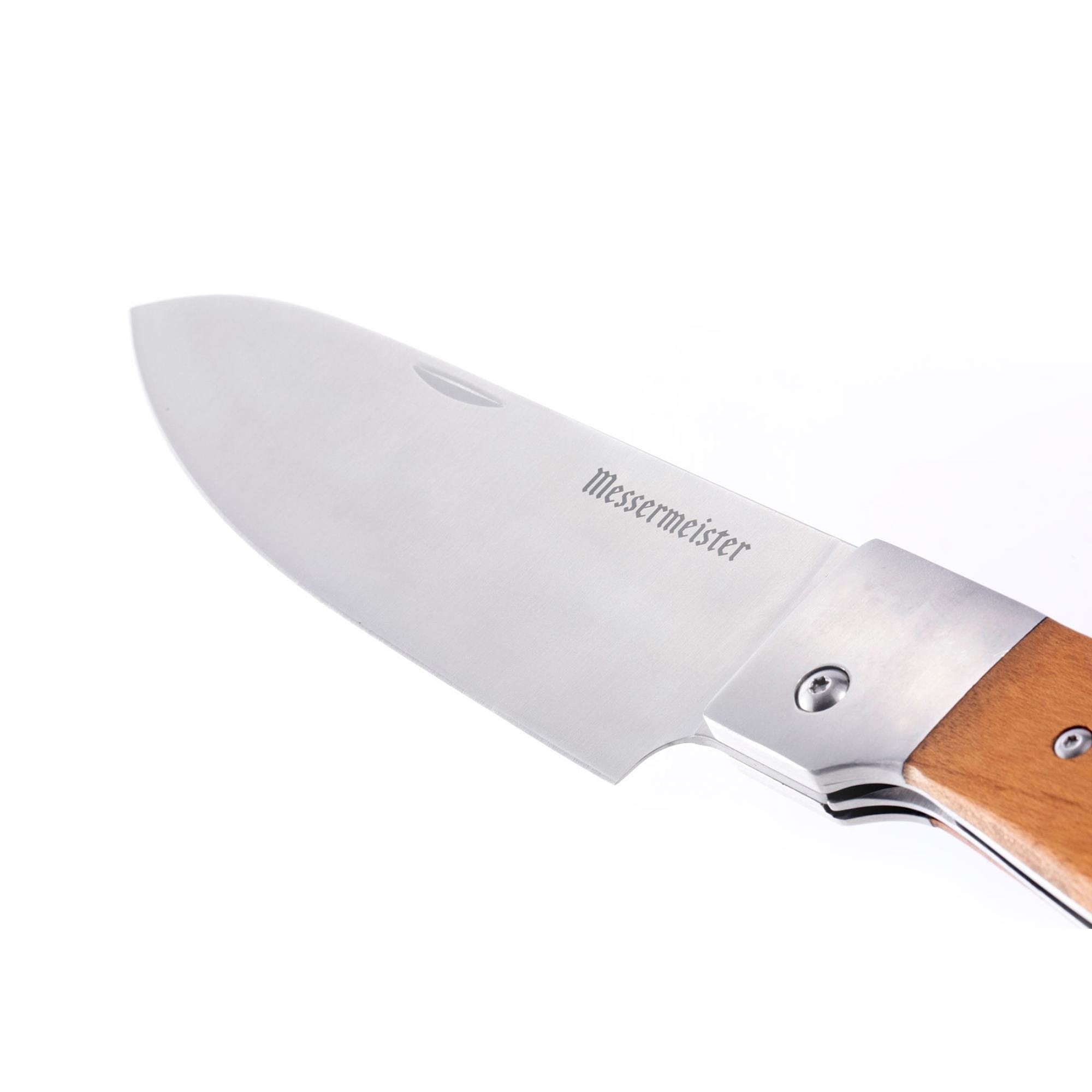 Messermeister Adventure Chef - Vouwbaar Koksmes 15 cm - Esdoornhandvat - Ideaal voor Outdoor Chefs