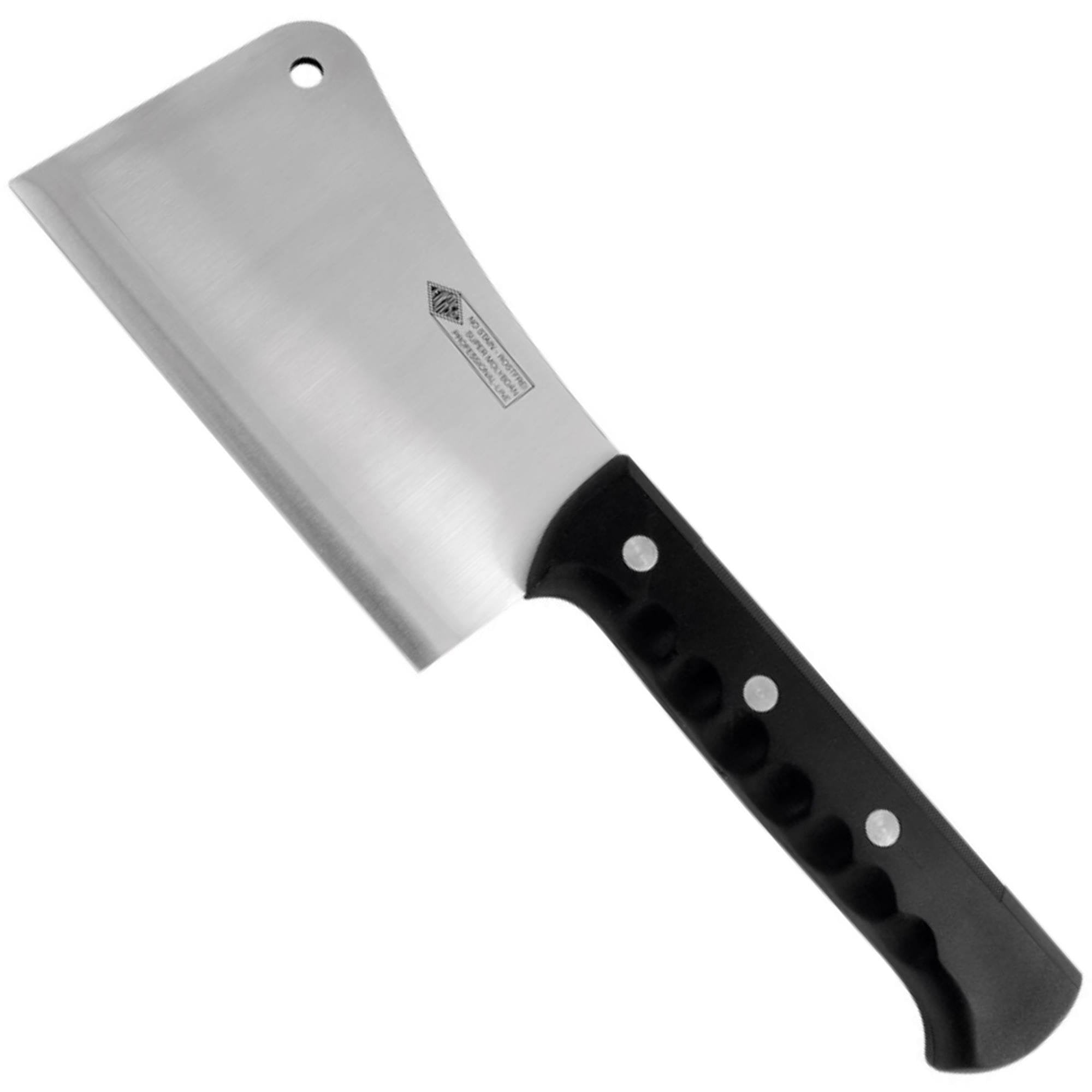 Eikaso Solingen Hakmes 16 cm - Ergonomisch Zwart Handvat - Duurzaam RVS Lemmet