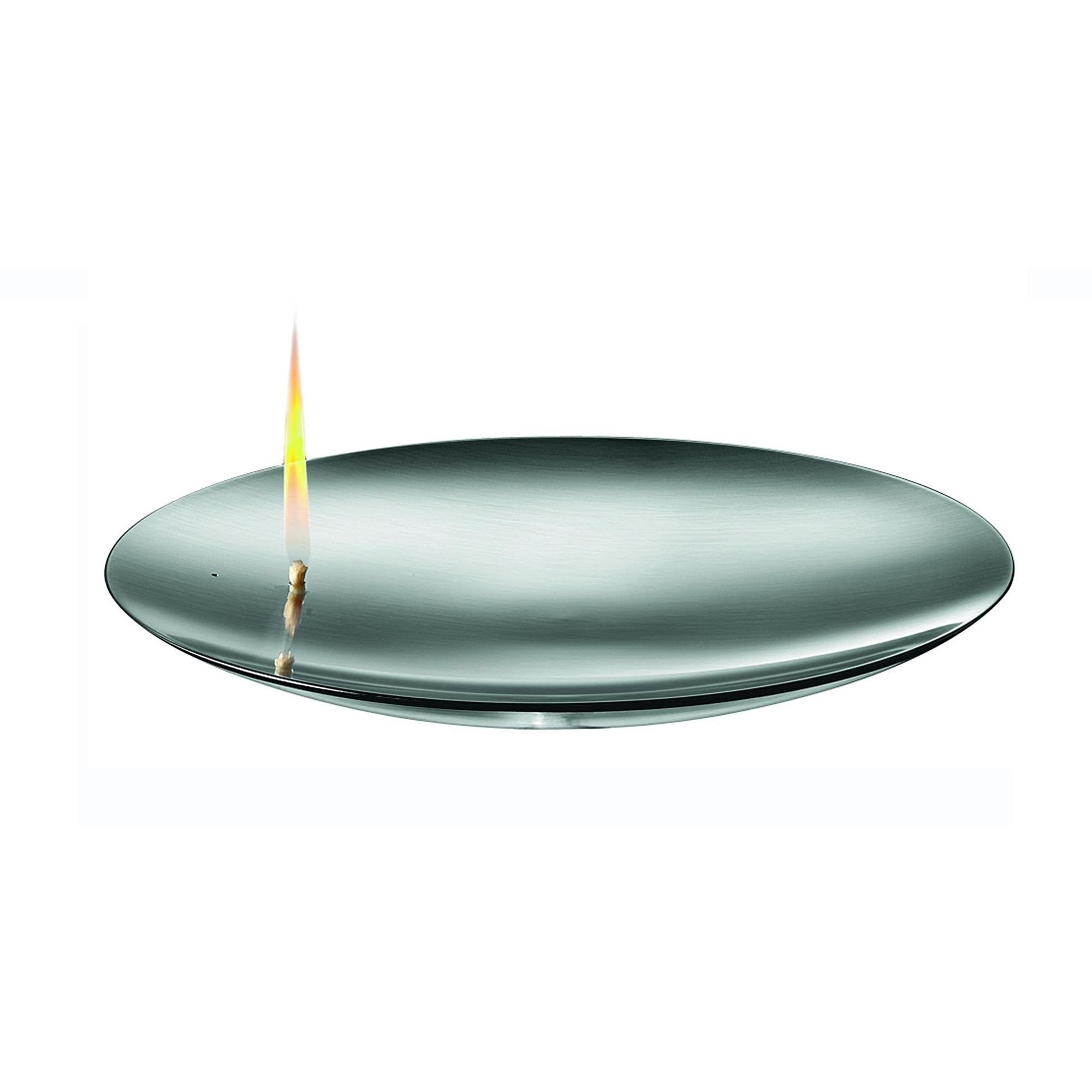 Mono Concave Olielamp in Geborsteld RVS - 26 cm - Geschikt voor Binnen & Buiten