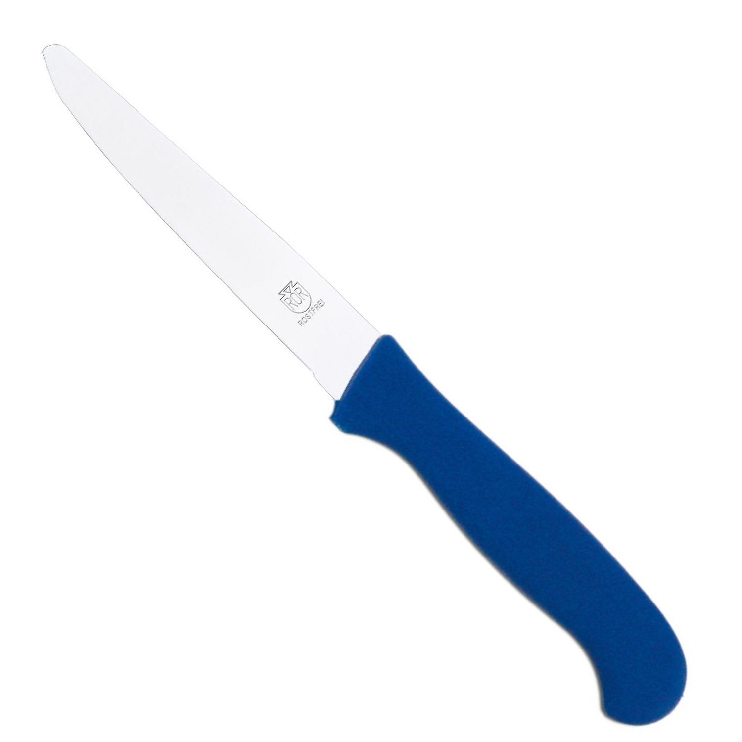 RÖR Solingen Tafelmes - RVS - Lemmet 10.5 cm - Blauw Kunststof