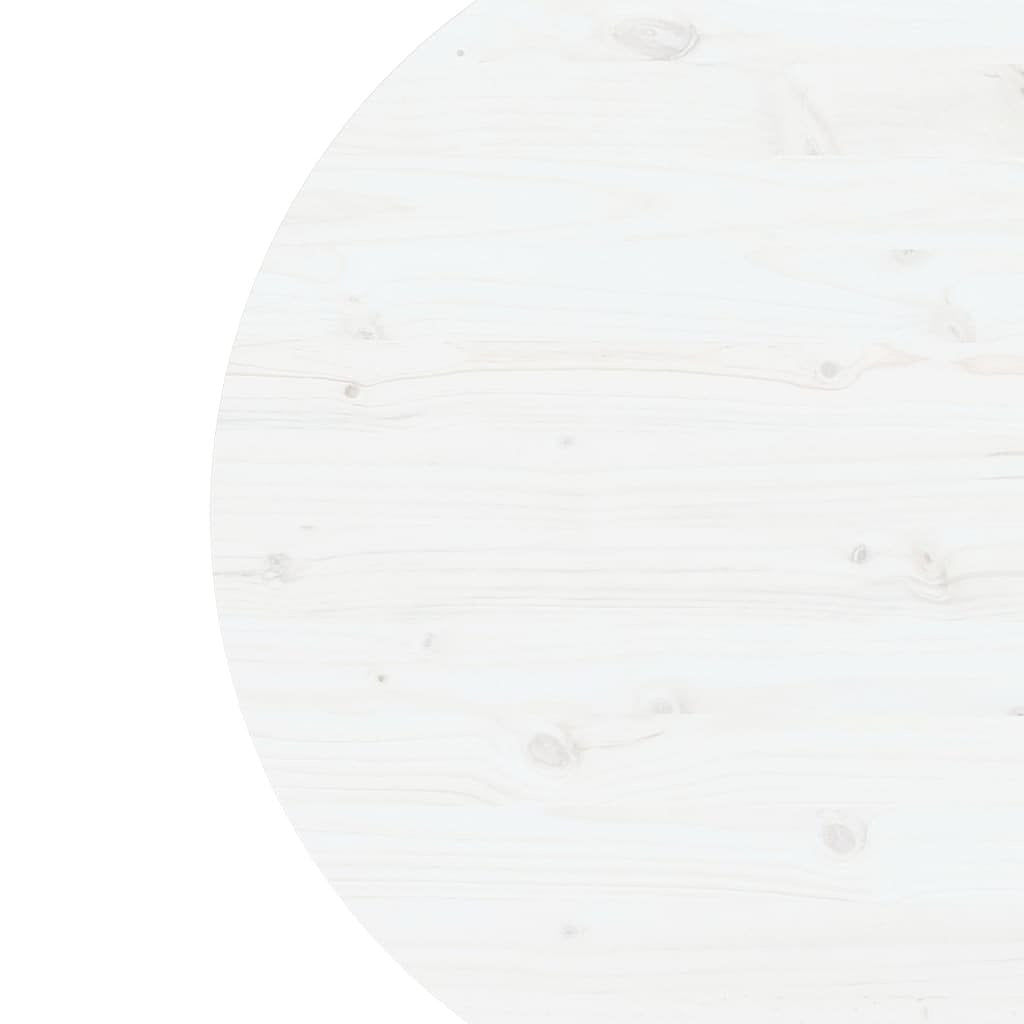 Tafelblad 90x2,5 cm massief grenenhout wit