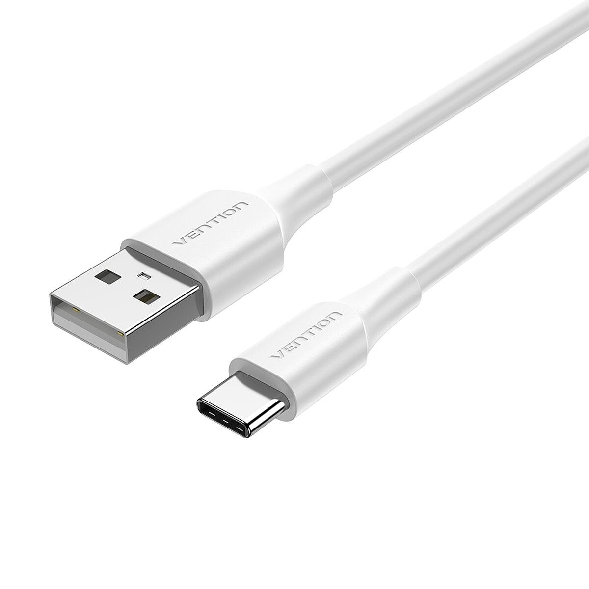 USB-kabel Vention CTHWH 2 m Wit (1 Stuks)