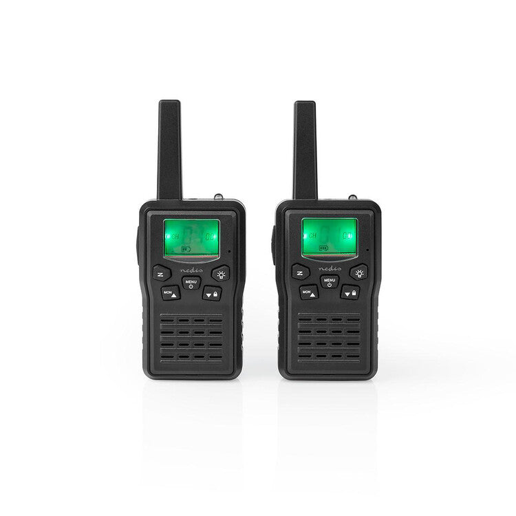 Nedis Walkie talkie Set | Zwart