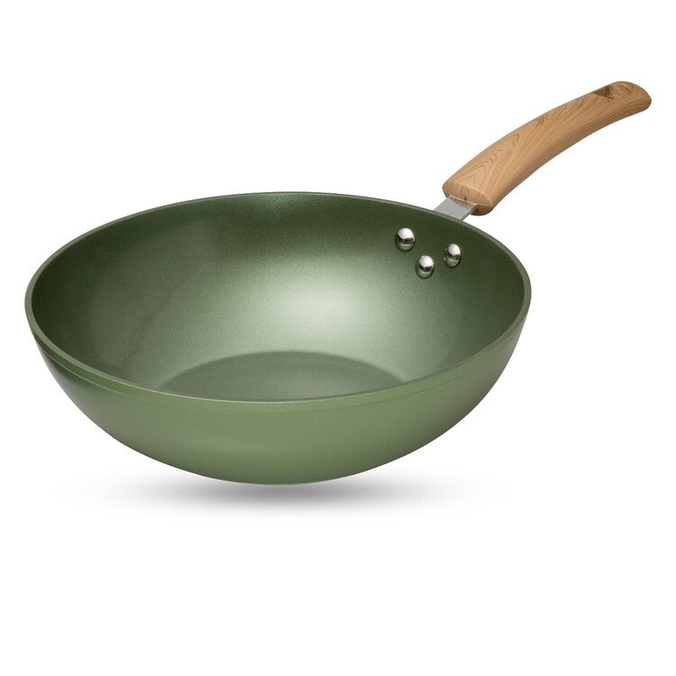 Just Vegan, Ceravegan keramische ECO Wokpan  28cm