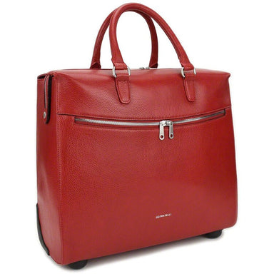 Gigi Fratelli Dames Leren Laptop Trolley 15.6 inch Romance Business ROM8015 Rood