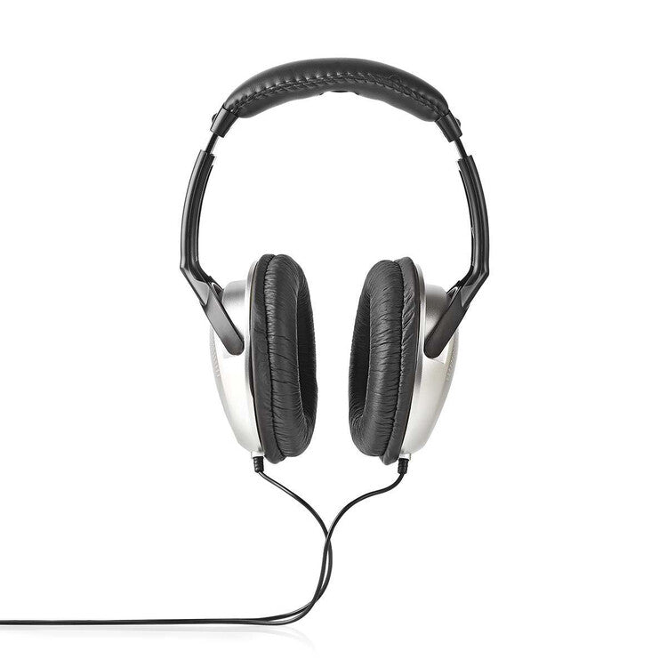 Nedis Bedrade Over-ear Koptelefoon | Zilver