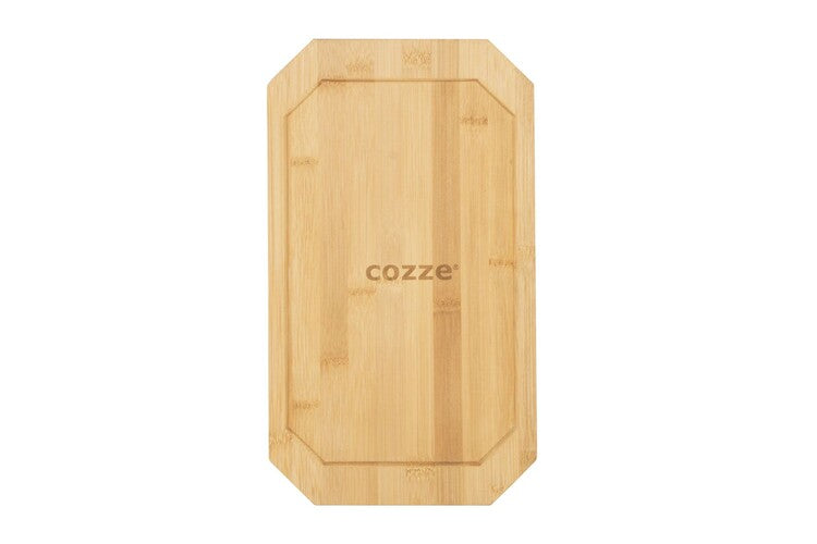 Cozze - Pan Gietijzer Dubbelzijdig Gebruik met Bamboe Serveerplank 16,5 cm
