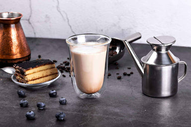 VDN Dubbelwandige glazen latte macchiato - 300 ML - Set van 4