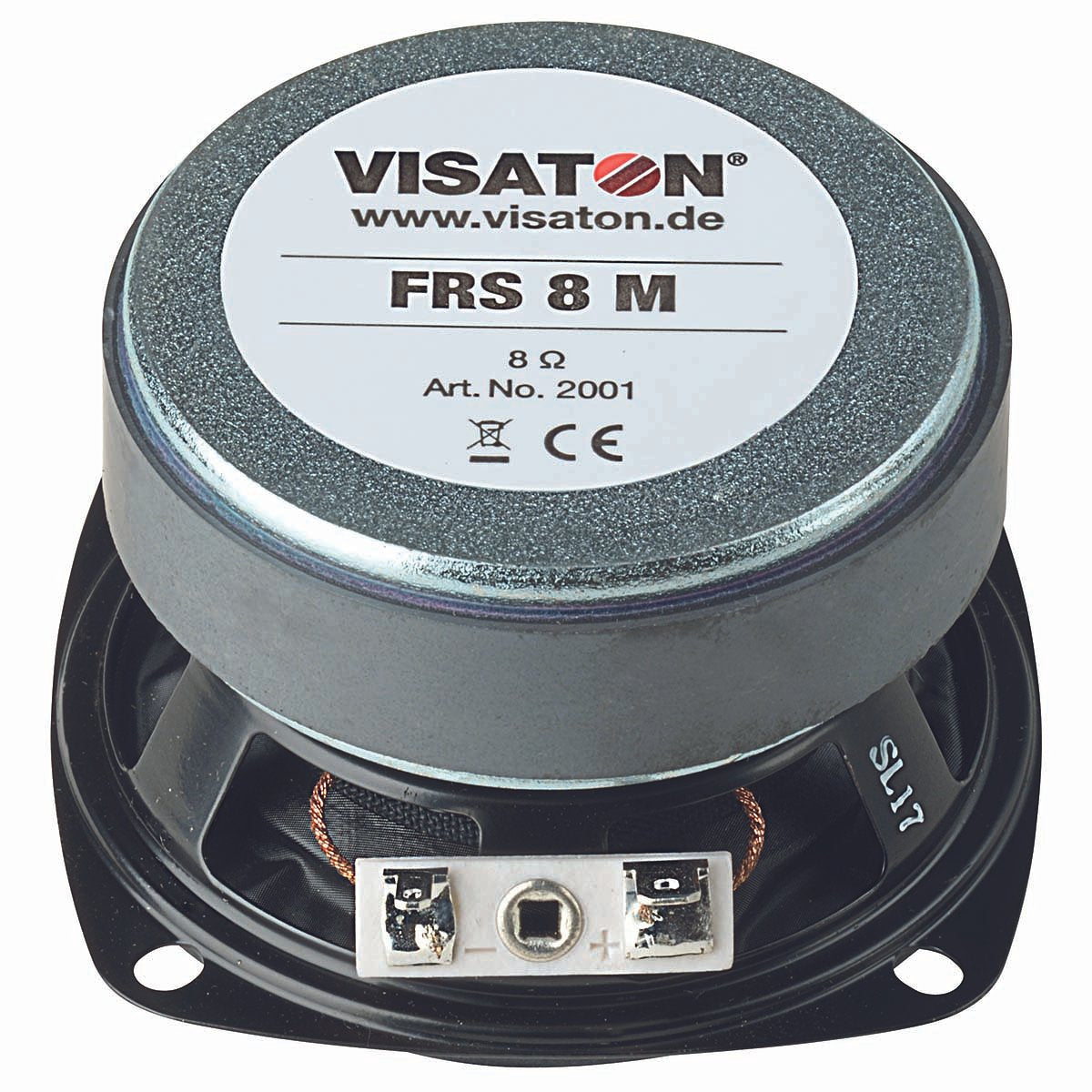 Visaton FRS 8 M - 8 Ohm - 8 cm (3,3") HiFi fullrange luidspreker