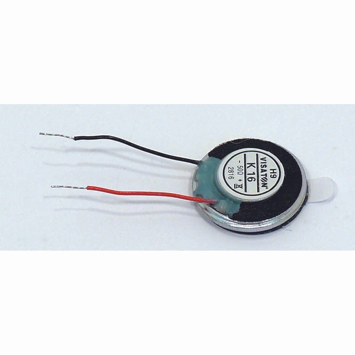 Visaton K 16 - 50 Ohm - 1,6 cm (0,63") miniatuurluidspreker